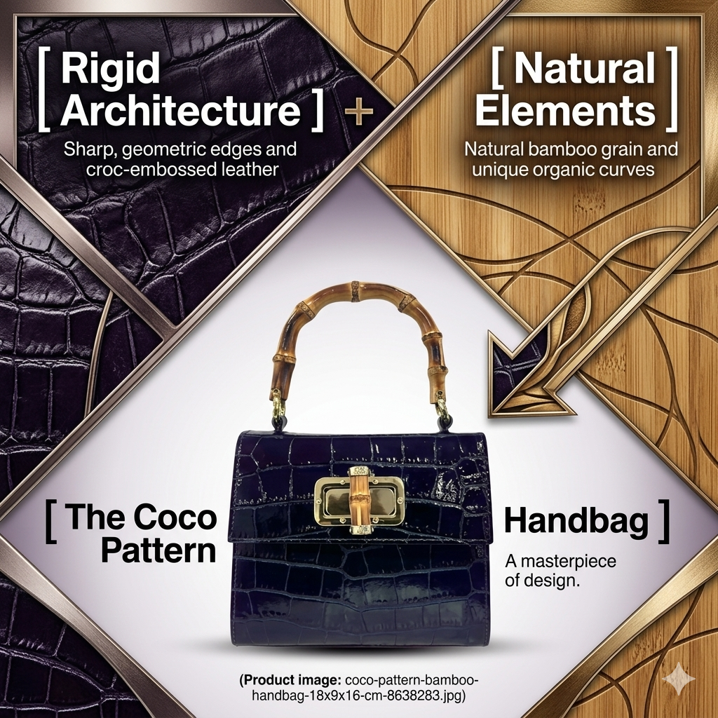 Nature Meets Architecture: The Allure of Structural Handbags with Organic Details