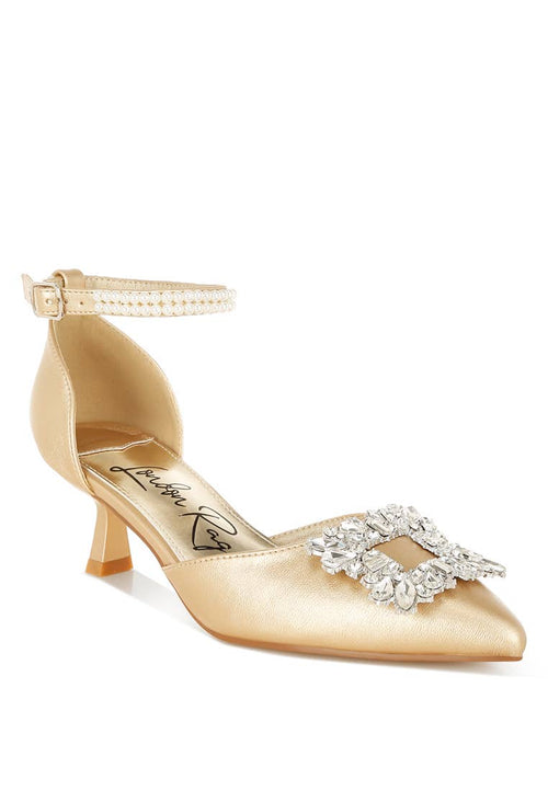Chateau Brooch Heels