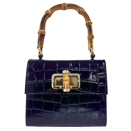 Coco Pattern Bamboo Handbag 18x9x16 cm - JMNARTE