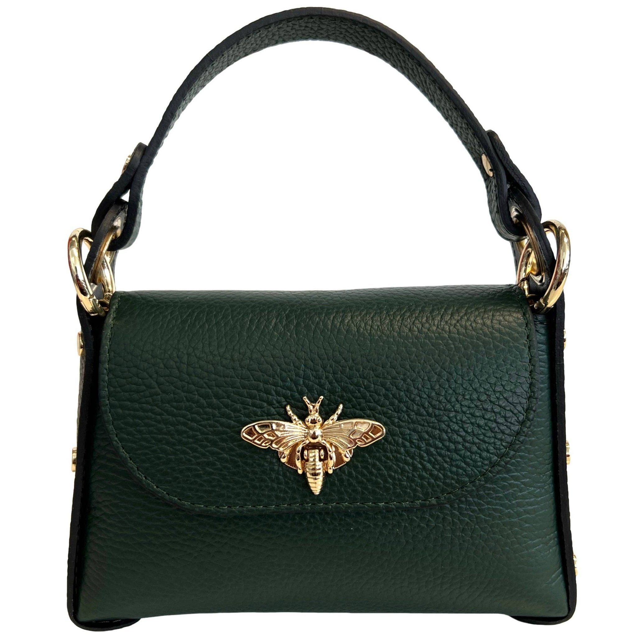 Italian Leather Mini Purse: The Classic Handcrafted Versatile Mini Handbag - JMNARTE